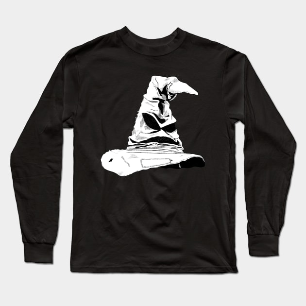 Animated Hat Long Sleeve T-Shirt by Art by Rory 